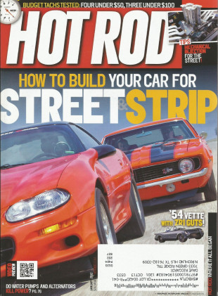 HOT ROD 2012 JAN - CHEVY RAT PICKUPS, WILD STREET-STRIPS MONSTERS, 54 ZR1